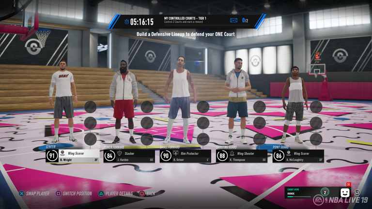 NBA Live 2019 présente ses terrains personnalisables