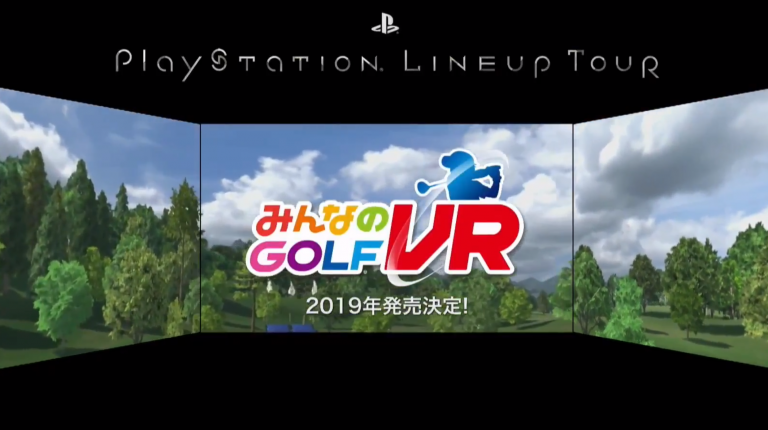 TGS 2018 : Everybody’s Golf VR pour 2019 sur PS4