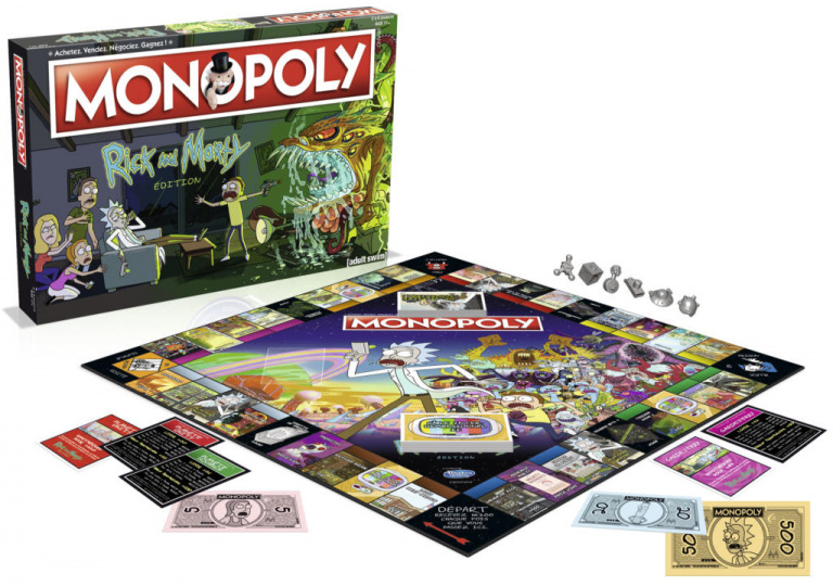 Monopoly : Une version française de l'édition Rick & Morty annoncée