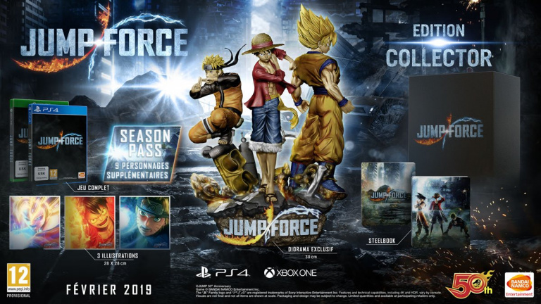 TGS 2018 : Jump Force resserre sa fenêtre de sortie