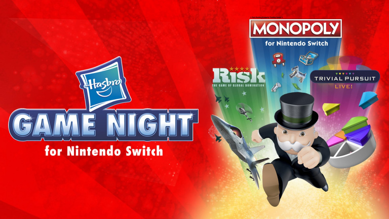 Hasbro Game Night : Risk, Monopoly et Trivial Pursuit réunis sur Nintendo Switch