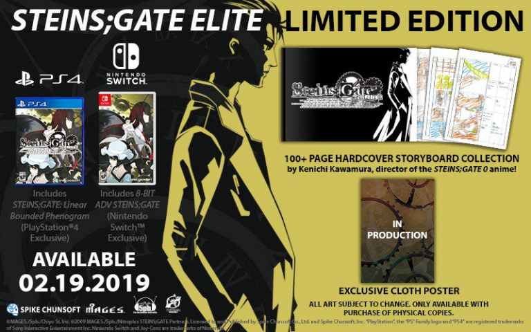 Steins;Gate Elite : une date et une édition limitée pour l'Amérique du Nord