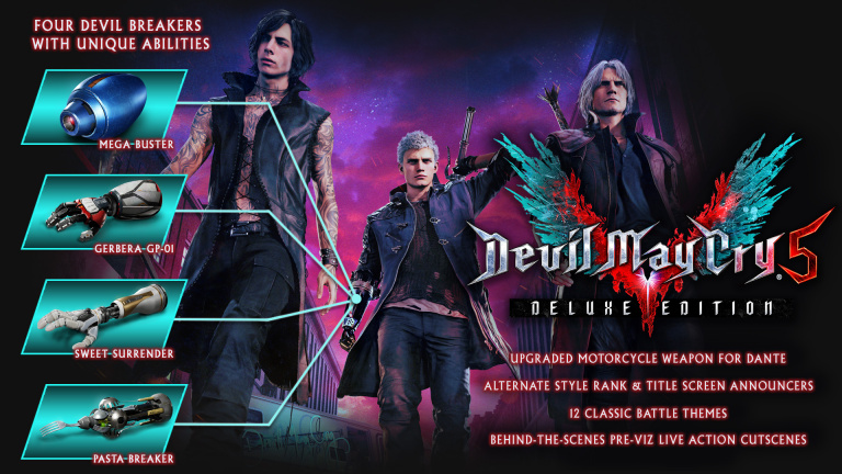 Devil May Cry 5 présente les armes de sa version Deluxe