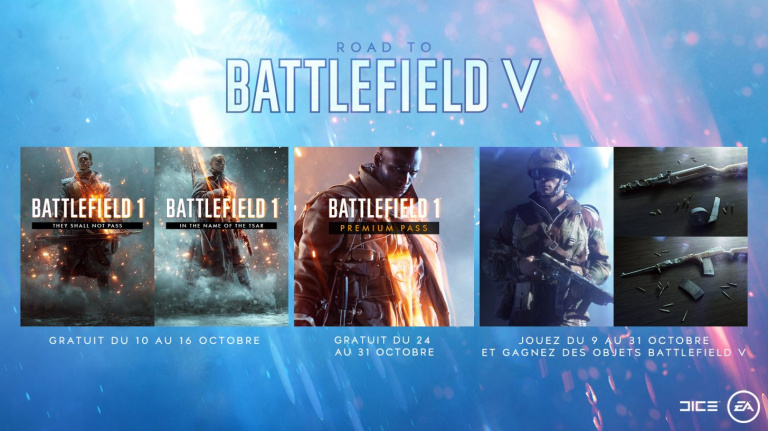 Battlefield 1 : des skins à débloquer avec l'évènement "En route vers Battlefield V"