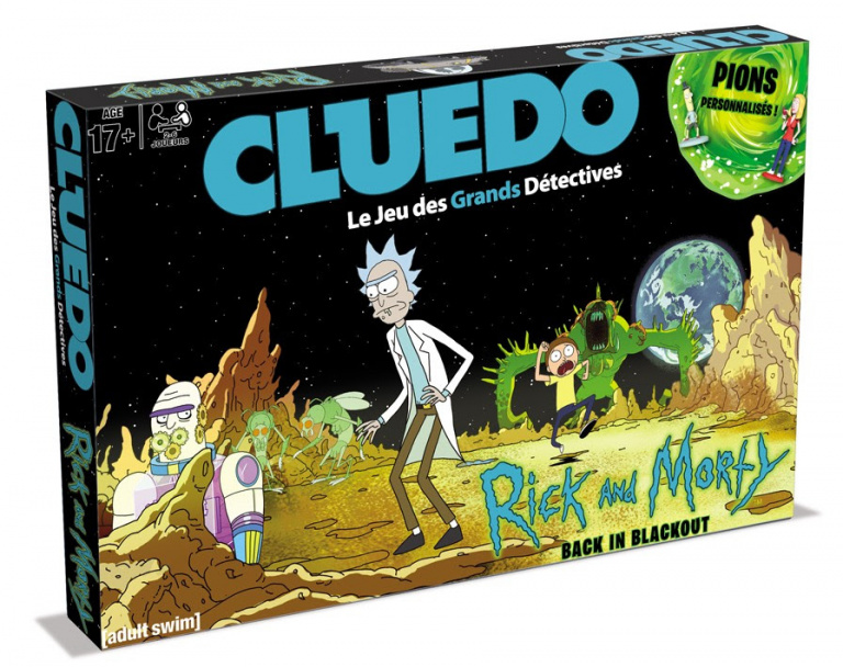 Un Cluedo Rick & Morty en français annoncé par E-Concept