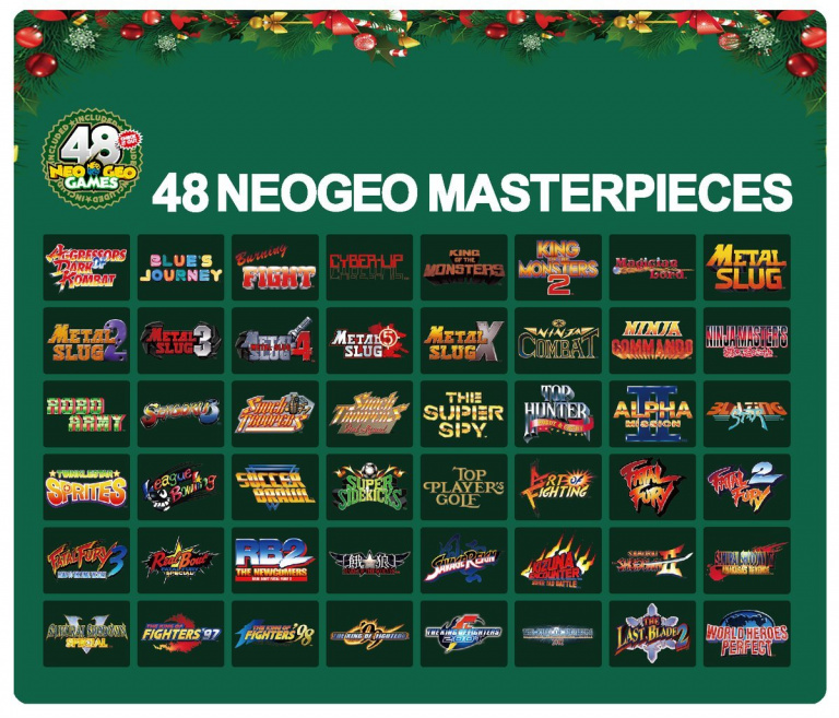 [MàJ] Neo Geo Mini : un modèle pour Noël avec 48 jeux (Fatal Fury 3, The Ninja Commando...)