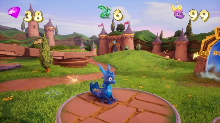 Cheat code Spyro tout bleu