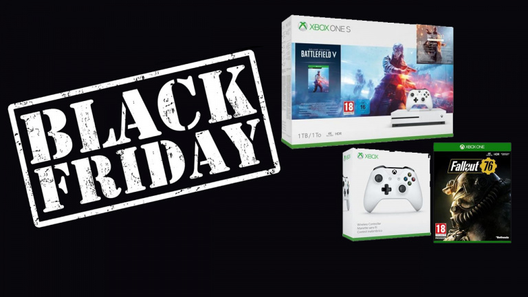 Black Friday : Une Xbox One S 1To avec 2 manettes + BF 5/Fallout76 à 249,99€