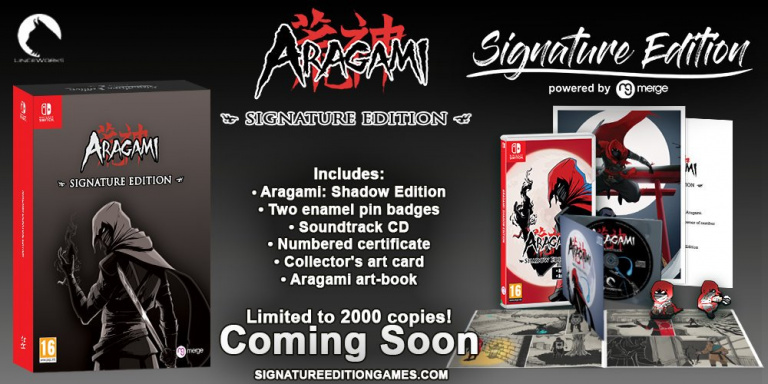 Aragami : une édition collector et une nouvelle date pour le jeu d'infiltration sur Switch