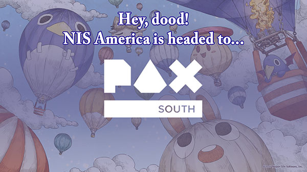 PAX South : NIS America fera une annonce le 17 janvier