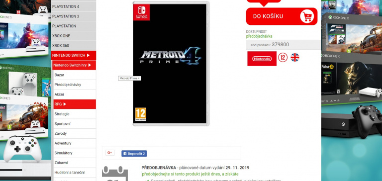 Metroid Prime 4 : un revendeur tchèque liste le jeu et dévoile une potentielle date de sortie