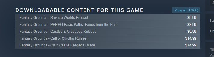 Une nouvelle organisation pour les DLC sur Steam
