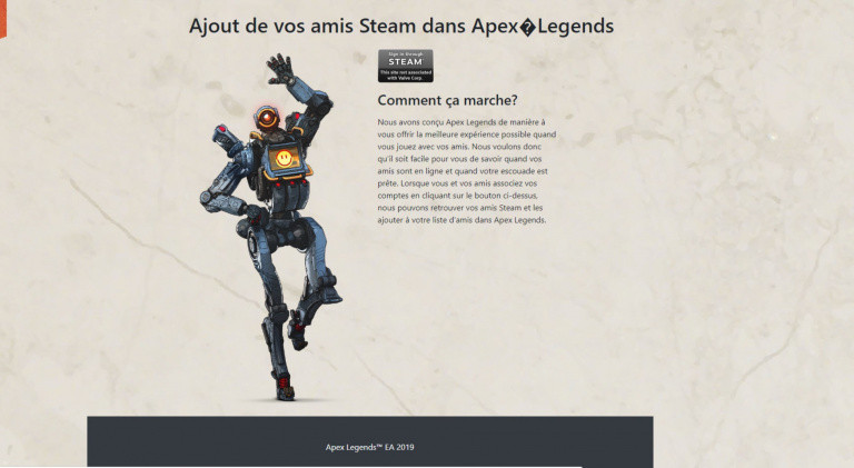 Apex Legends, Steam : comment lier son compte de la plateforme de Valve
