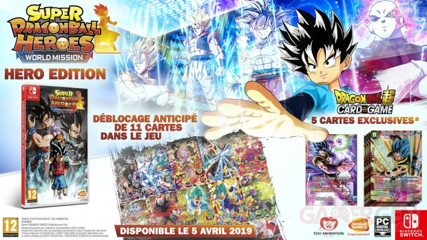 Super Dragon Ball Heroes : World Mission - une Hero Edition physique prévue sur Switch