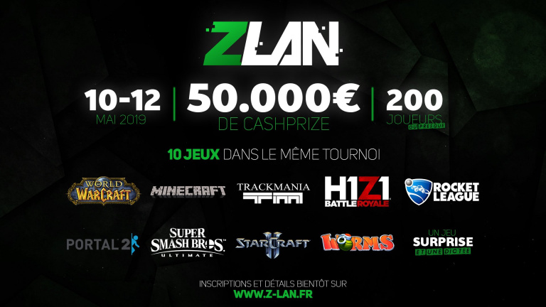 La première ZLAN, un décathlon du jeu vidéo organisé par ZeratoR, se tiendra en mai