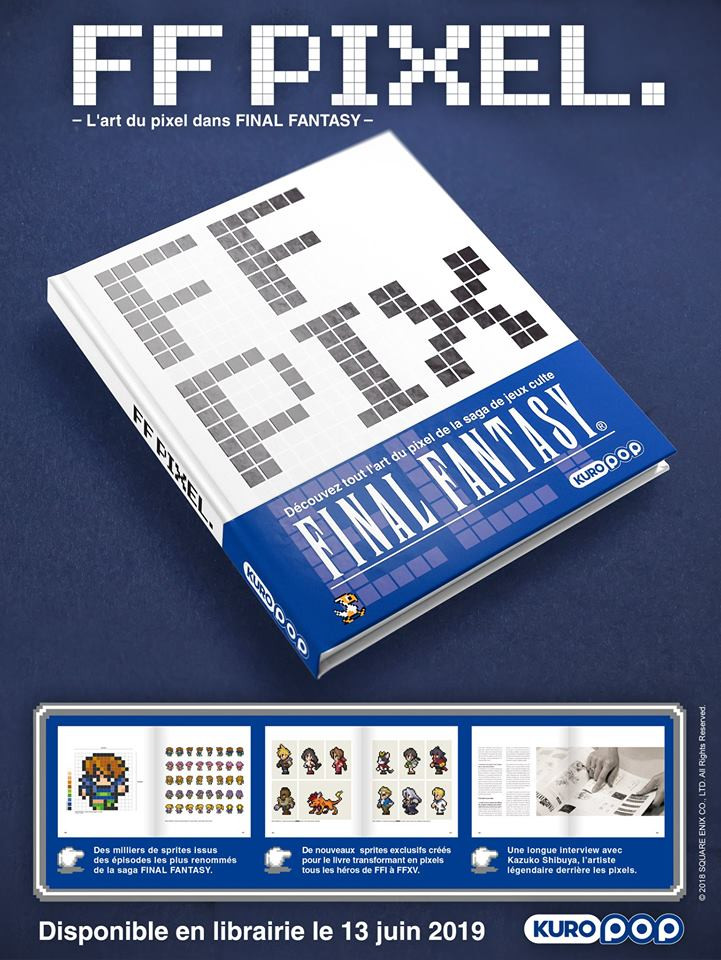 FF Pixel : l'ouvrage dédié au pixel art de Final Fantasy arrive en juin