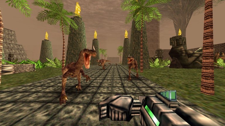 C'est une légende du FPS qui mélange Doom et Jurassic Park : j'y ai joué des heures et son remaster est à moins de 4€ ! Mais faites vite