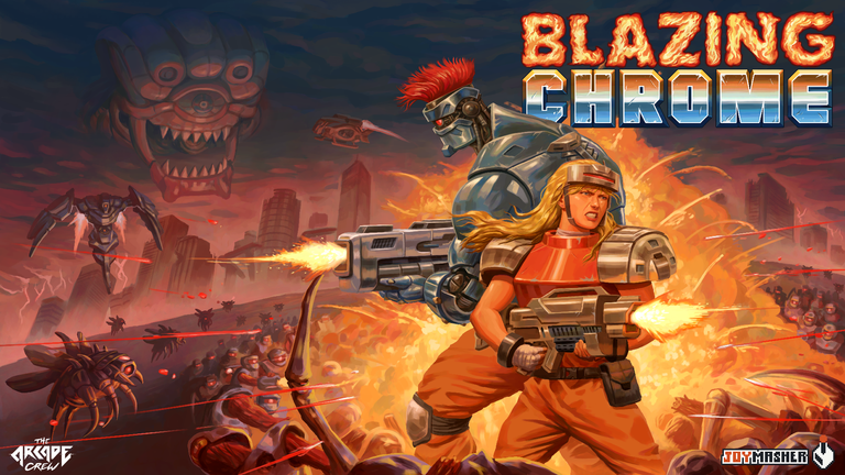 Blazing Chrome : nouvelle vidéo pour le run'n'gun de JoyMasher