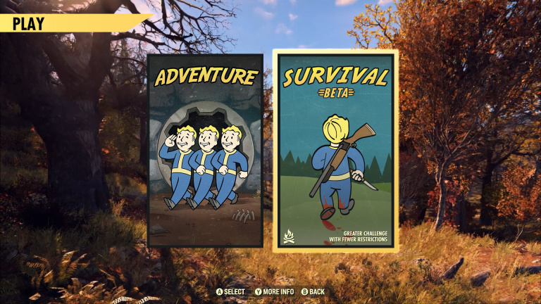 Fallout 76 : classements, récompenses... les détails du mode Survie avant son arrivée en bêta 