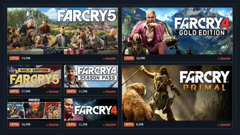 Gamesplanet : des réductions jusqu'à -82% sur la série Far Cry