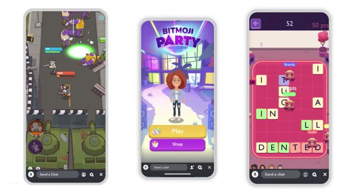 Snapchat confirme sa plateforme de jeux, Snap Games