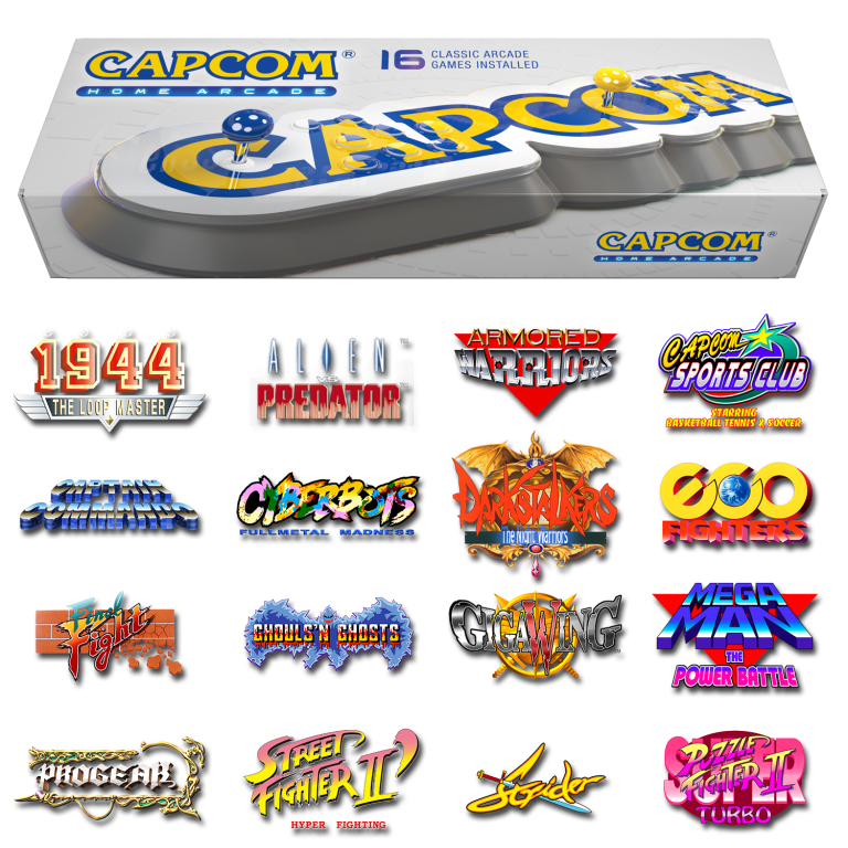 Capcom Home Arcade : la console double stick qui se la joue rétro
