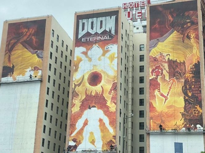 E3 2019 : Doom Eternal s'offre la façade de l'hôtel Figueroa cette année