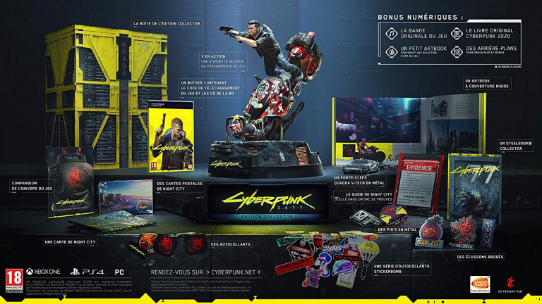 E3 2019 : Cyberpunk 2077 détaille son édition collector
