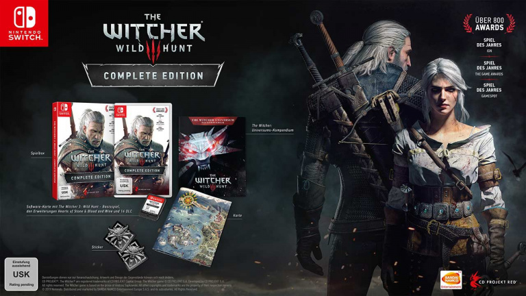 E3 2019 : The Witcher 3 - Le contenu de la  Complete Edition sur Switch