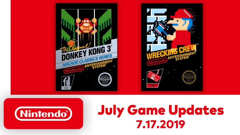 [MàJ] Nintendo Switch Online : Wrecking Crew et Donkey Kong 3 sont les jeux NES de juillet