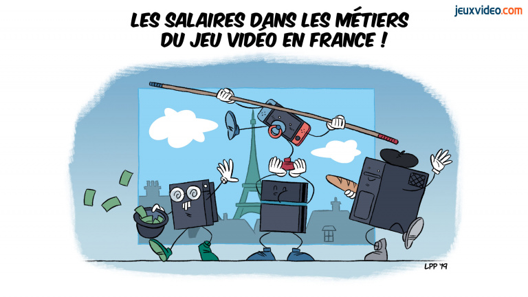 Quels salaires pour les métiers du jeu vidéo en France ?