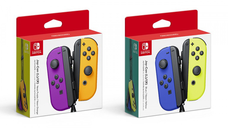[MàJ] Nintendo Switch : deux nouvelles paires de Joy-Con pour octobre