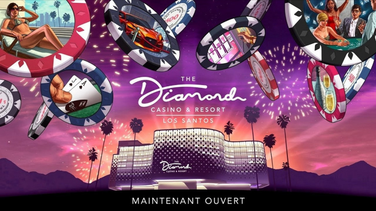 GTA Online s'offre un record de fréquentation avec la MàJ Diamond Casino & Hotel