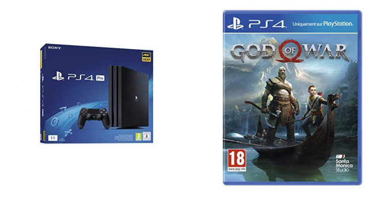 Pack PS4 Pro avec God Of War pour 340,23€ chez Amazon !