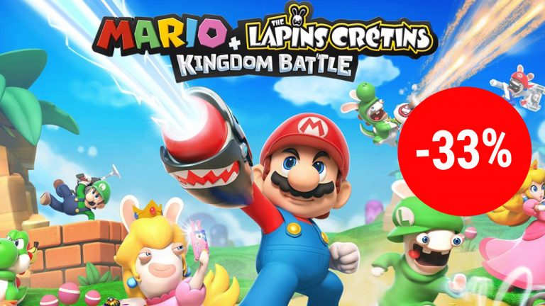 Mario + The Lapins Crétins: Kingdom Battle sur SWITCH à 19,99€ chez Amazon ! 