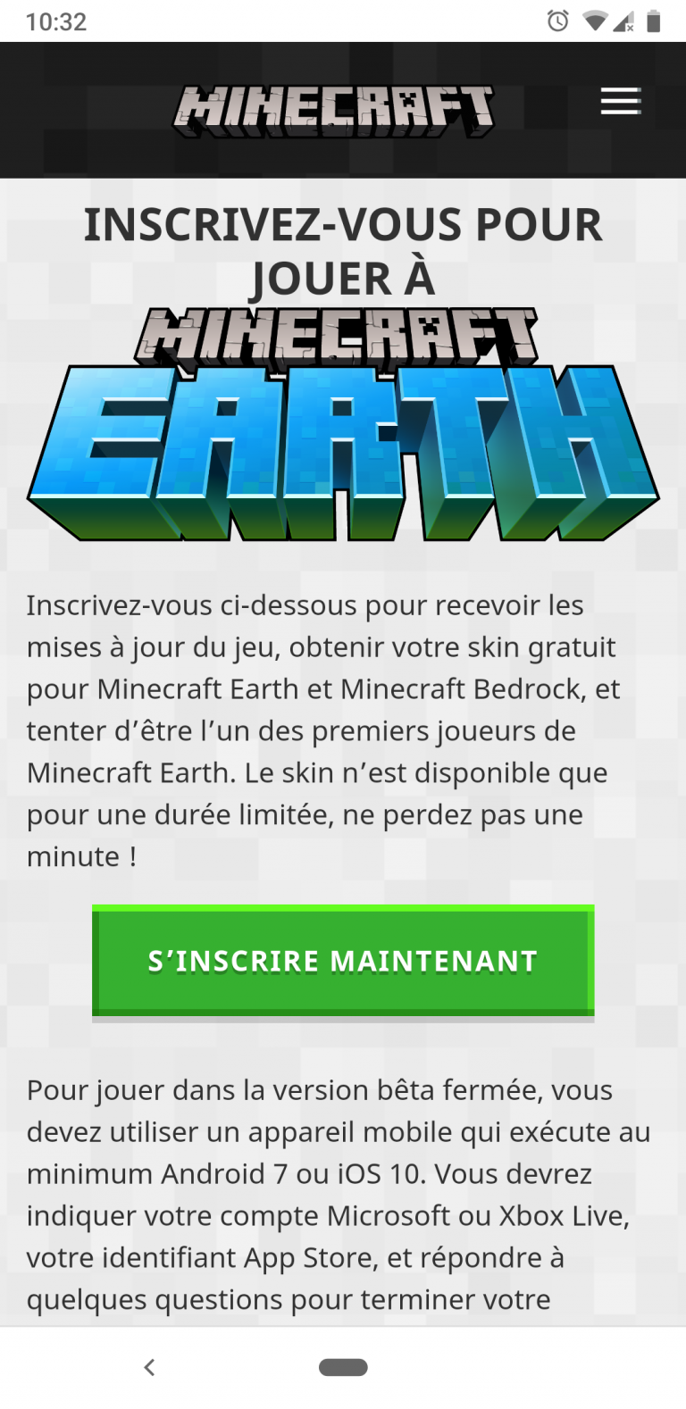 minecraft earth apk download