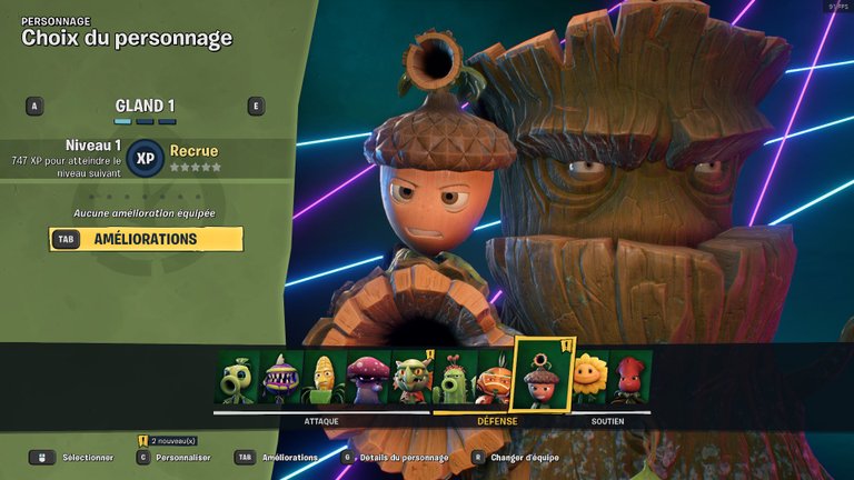 Plantes vs Zombies : la bataille de Neighborville : Gland