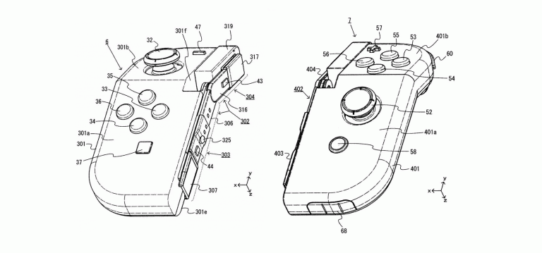 Nintendo dépose un brevet pour des Joy-Con pliables