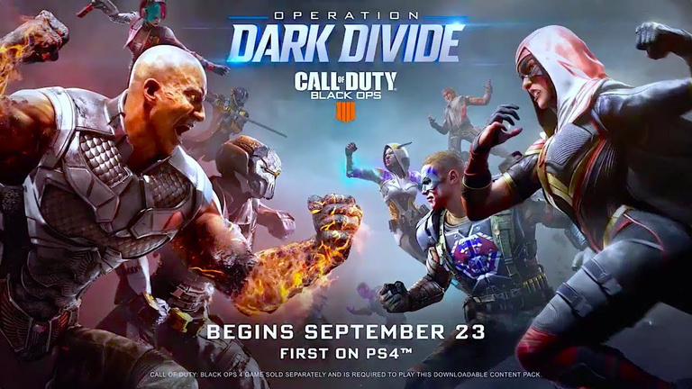 Call of Duty : Black Ops 4 - l'Opération Dark Divide débute le 23 septembre avec une nouvelle carte Zombie