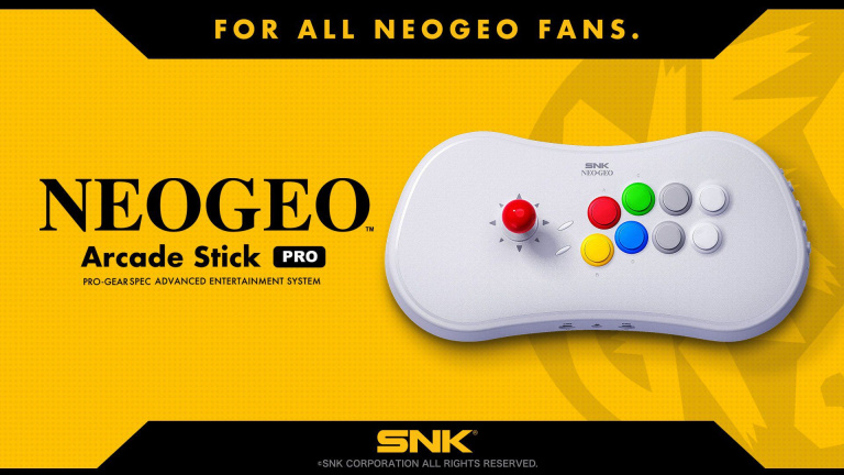 Le Neo Geo Arcade Stick Pro de SNK nous dévoile ses jeux