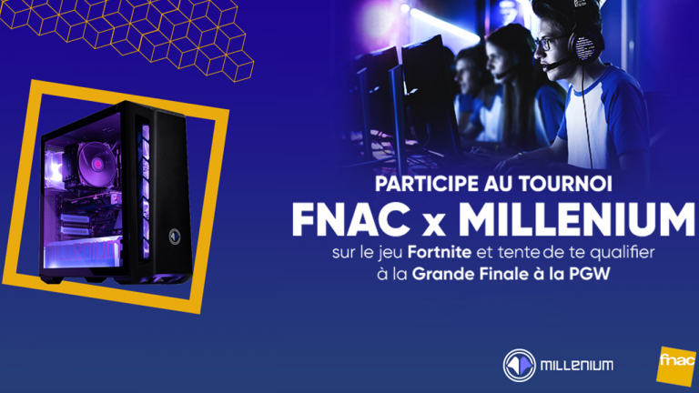 Fortnite : participez au tournoi Fnac x Millenium et tentez de gagner un PC Millenium !