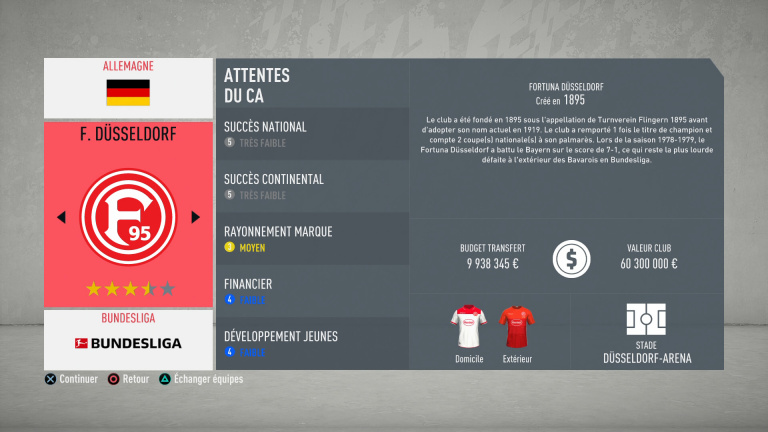FIFA 20 : tous les budgets des clubs de Bundesliga (Allemagne)