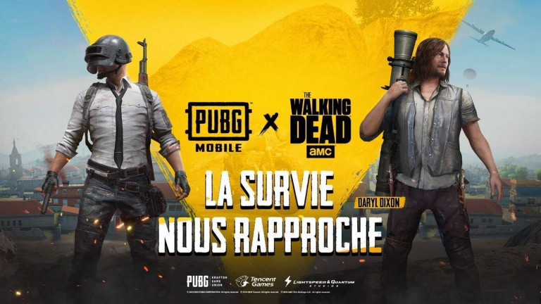 PUBG Mobile annonce une mise à jour The Walking Dead