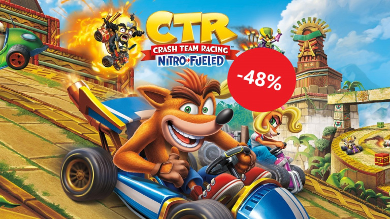 Crash Team Racing Nitro-Fueled est en réduction  jusqu'à 48% !