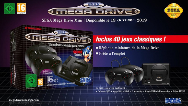 Sega Mega Drive Mini à 21 % de réduction chez E.Leclerc !