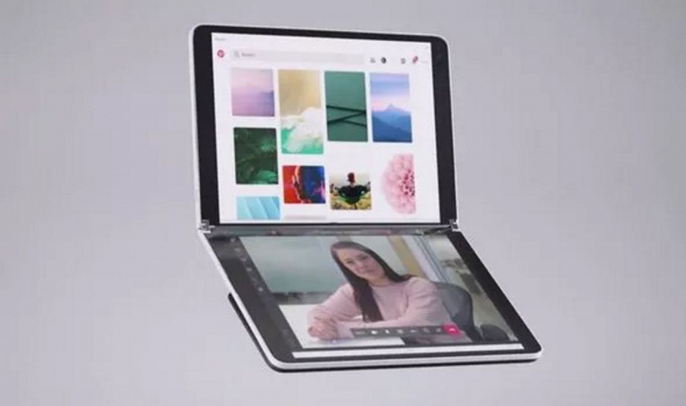 Microsoft présente Surface Neo, son premier PC portable à double écran