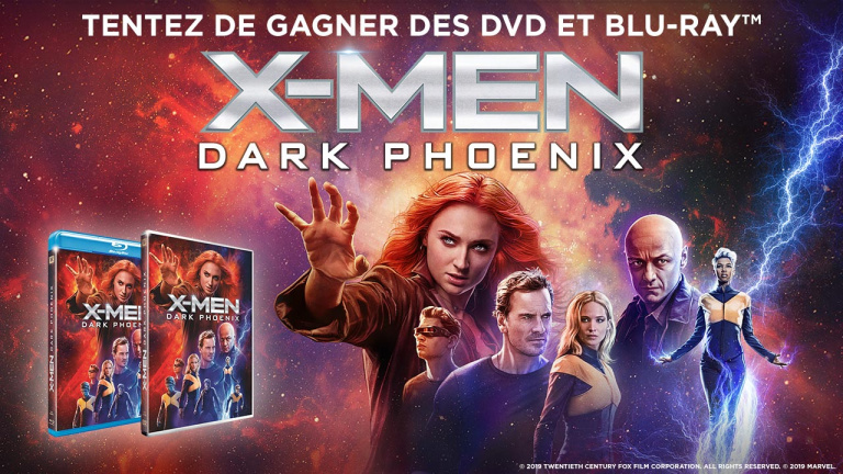 Concours : Tentez de gagner des Blu-Ray de X-Men : Dark Phoenix