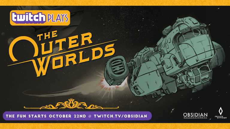 Un stream Twitch Plays The Outer Worlds aura lieu ce mardi 22 octobre