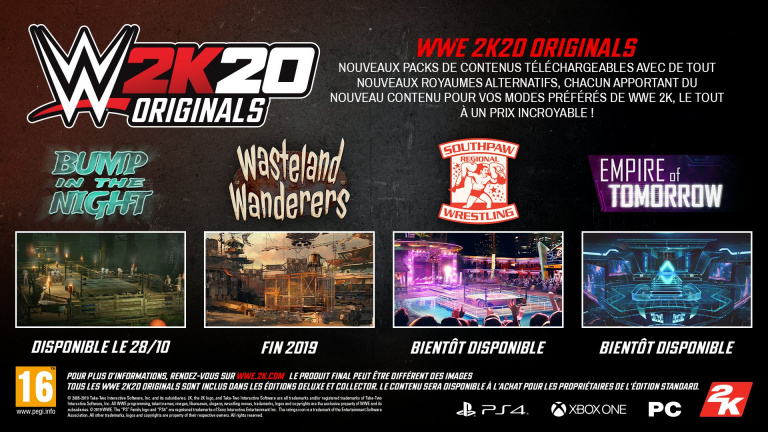 WWE 2K20 dévoile son programme de DLC