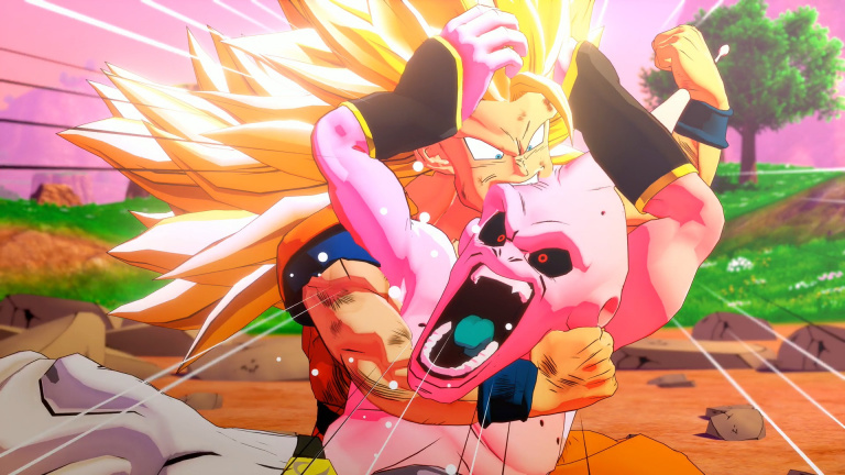 Dragon Ball Z Kakarot : Goku SSJ3 se mesure à Kid Buu dans une poignée d'images
